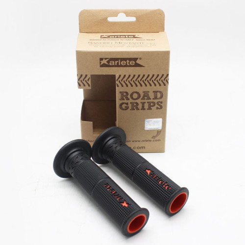 Hand Grip Ariete Road Pair Grip BI Material Red/Black