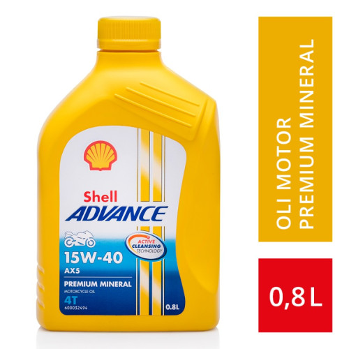 Oli Shell AX5 15W-40 800ml