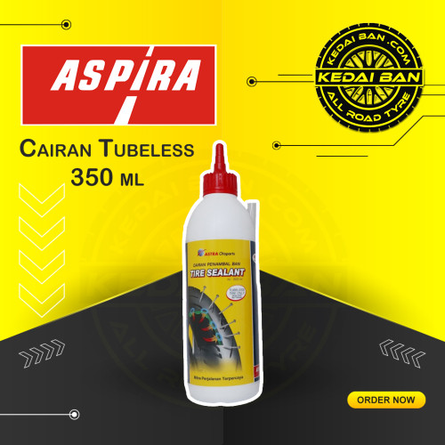 Cairan Ban Tubeless Tire Sealant Anti Bocor Aspira 350 ml