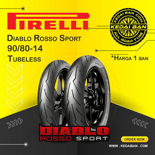Ban Pirelli Diablo Rosso Sport TL 90/80-14