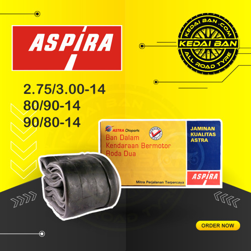 Ban Dalam Aspira 2.75/3.00-14 , 80/90-14 , 90/80-14