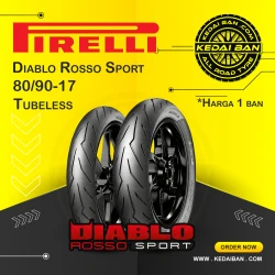 Ban Pirelli Diablo Rosso Sport TL 80/90-17