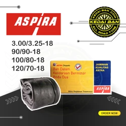 Ban Dalam Aspira 3.00/3.25-18 , 90/90-18 , 100/80-18 , 120/70-18